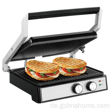 Kontakt Grill-Toaster Steak / Sandwich Maker Burger Diät Niedrig Fett Elektrischer Grill Pan BBQ Griddle Grill